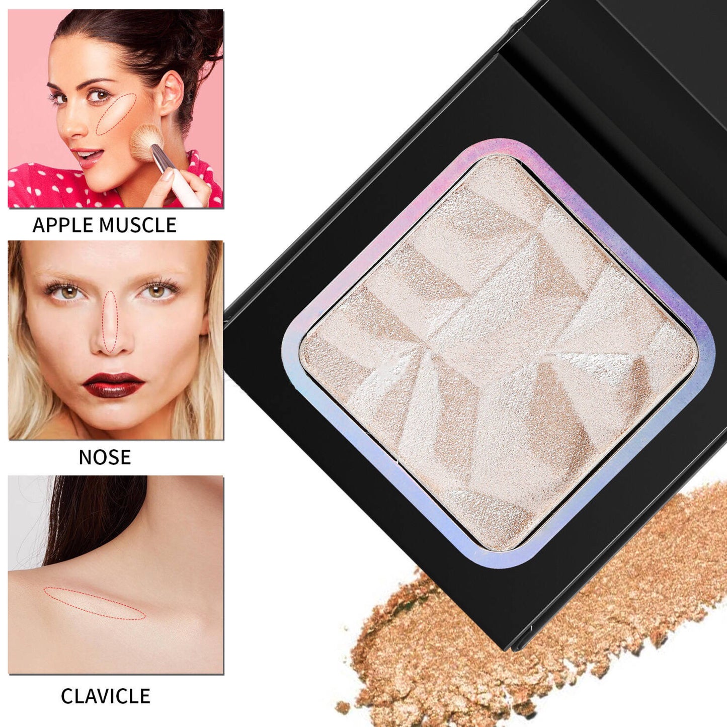 Pressed Face Highlighter Palettes