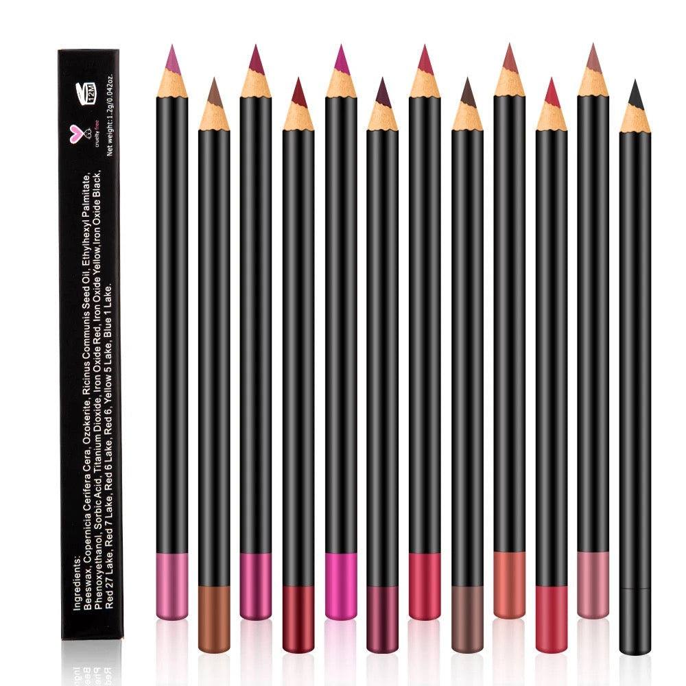 Black Vegan Lip Liners (Sample/Retail)