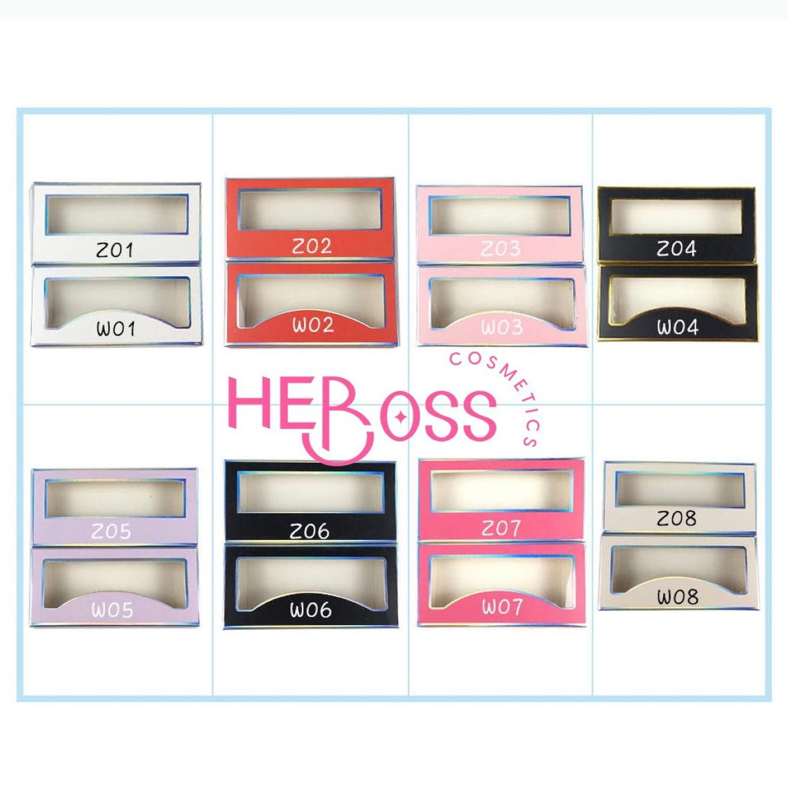 Wholesale Lashes w/ Customized Paper Boxes (15MM-23MM)