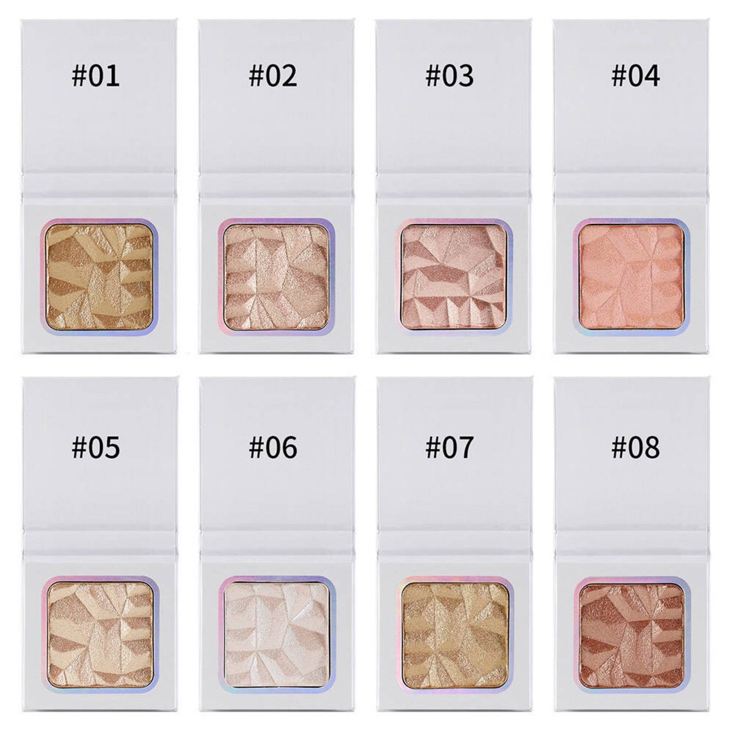 Pressed Face Highlighter Palettes