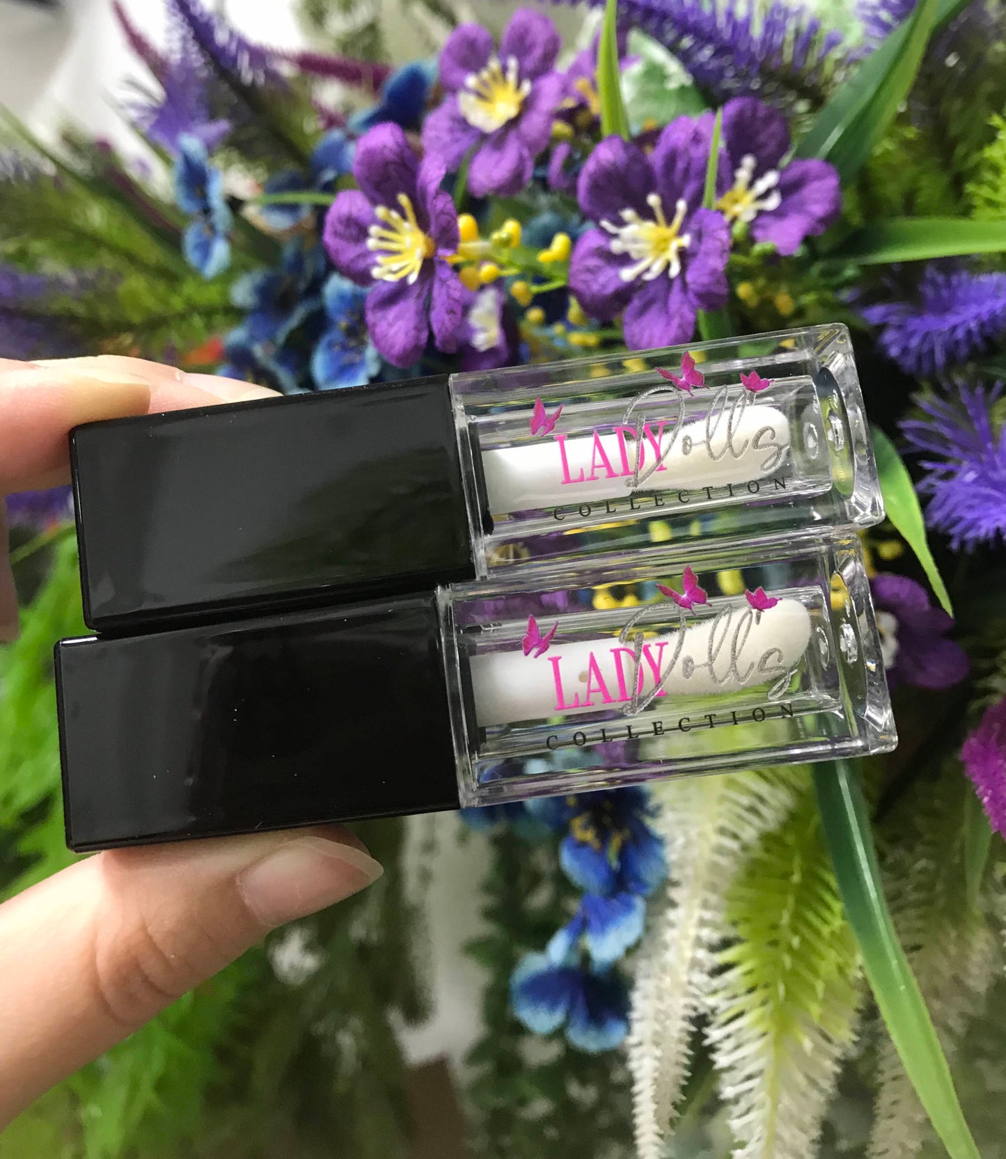 Customized Square 5ml Empty Lip Oil / Lip Gloss Tubes
