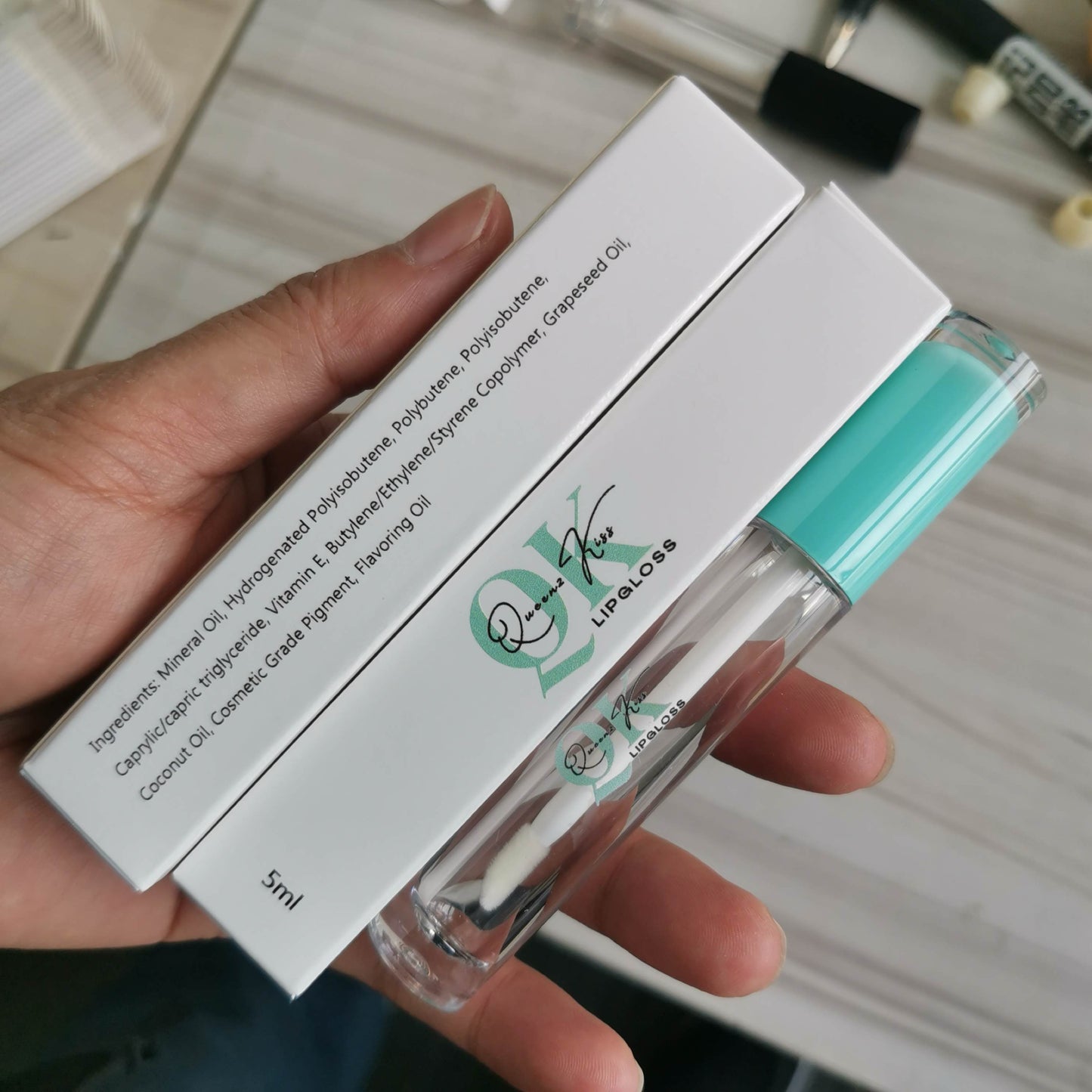 Customized 5ml Printed Empty Lipgloss Tubes