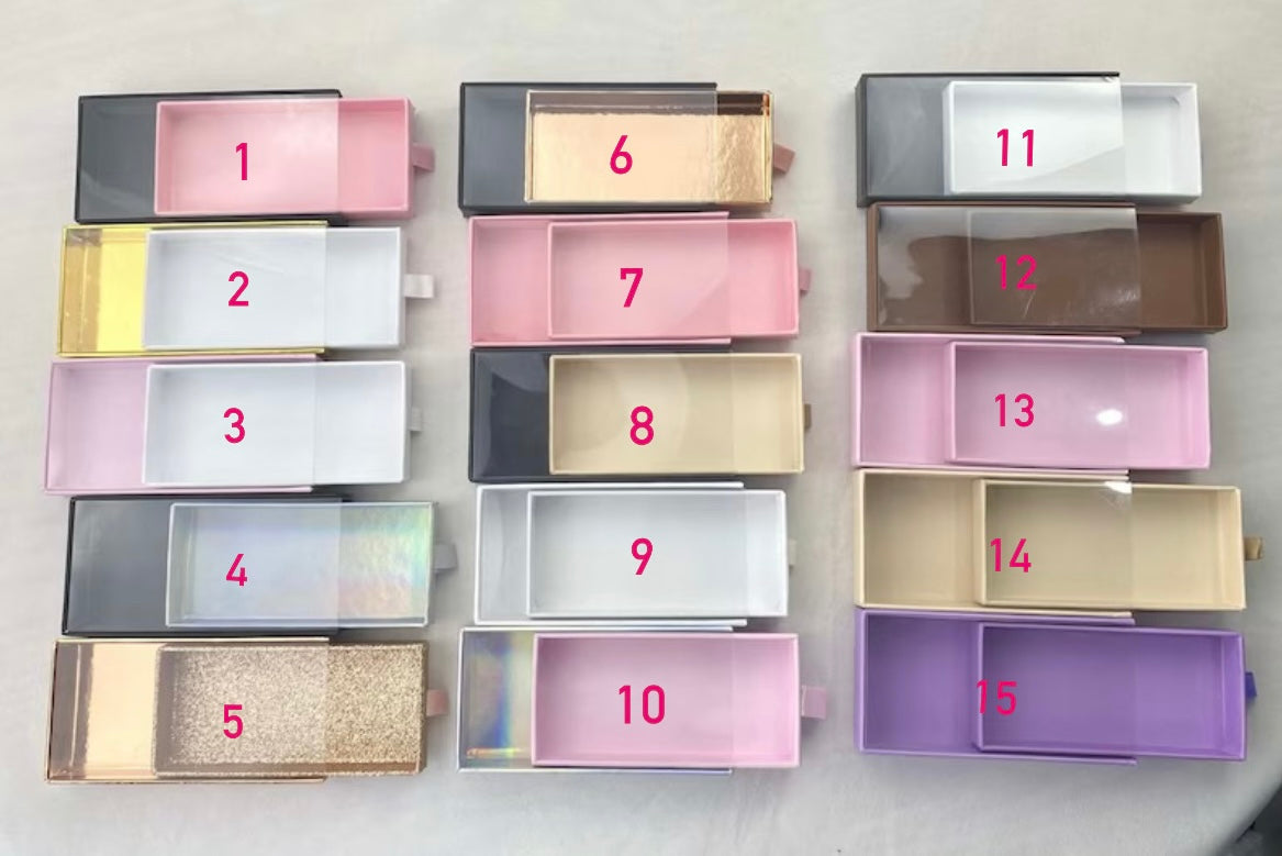 Customized Cardboard Eyelash Boxes