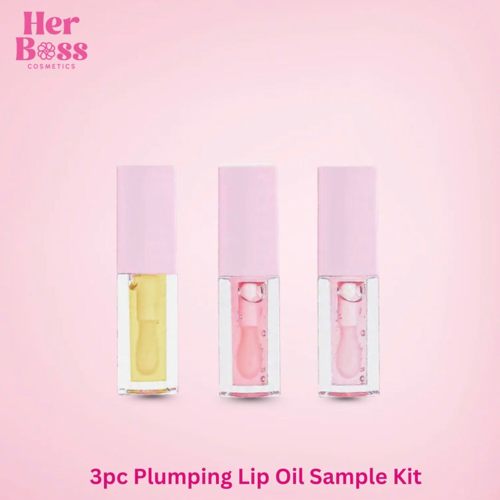 3PC Moisturizing Lip Oil - Sample Kit