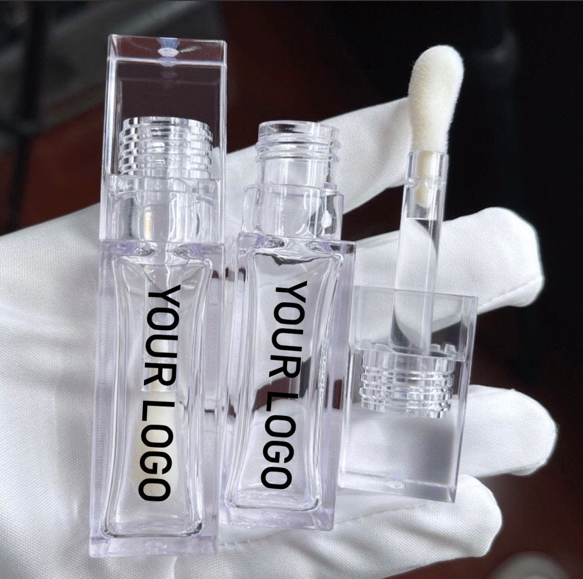 10ml Empty Square Lipgloss Tubes