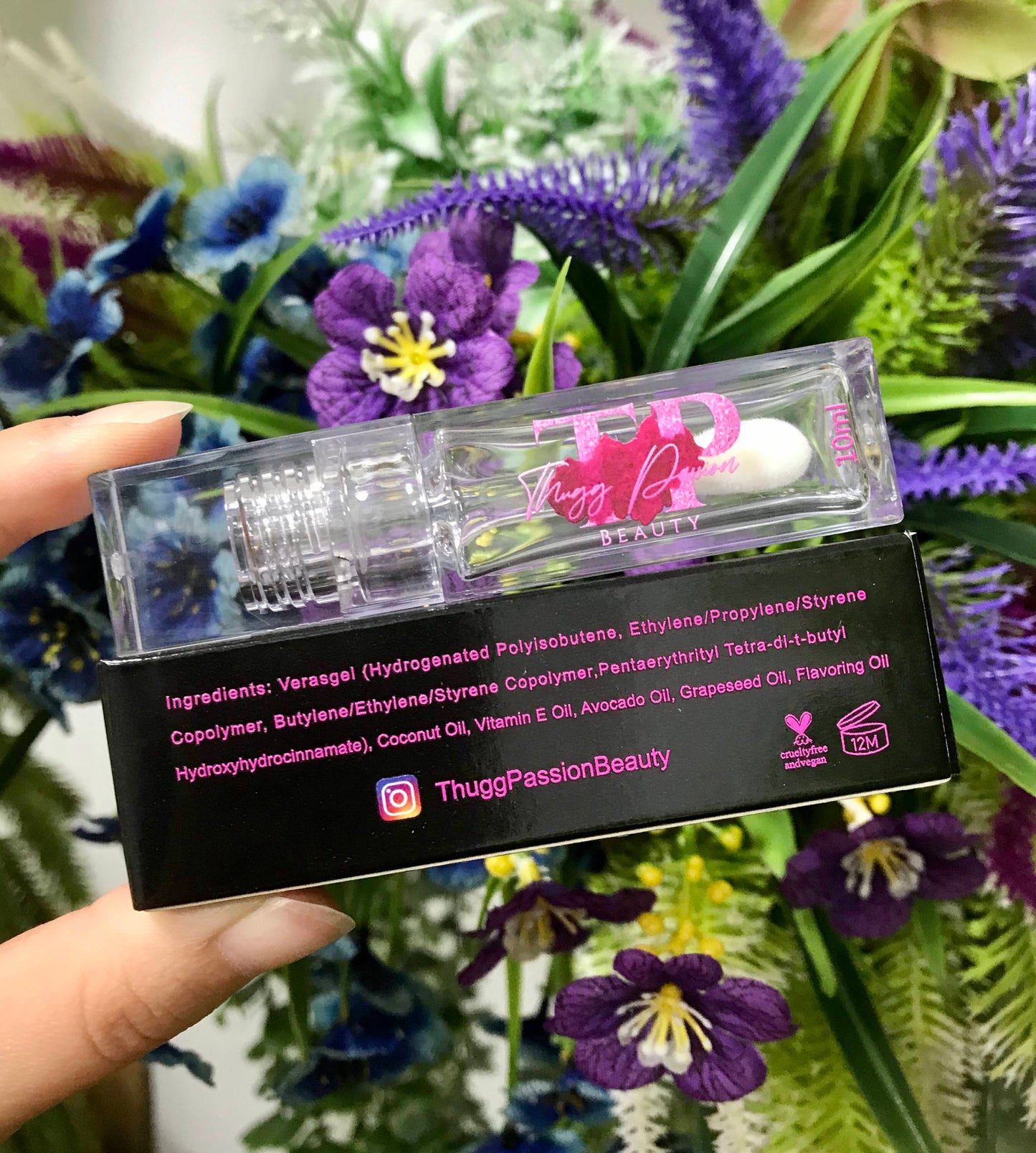 10ml Empty Square Lipgloss Tubes