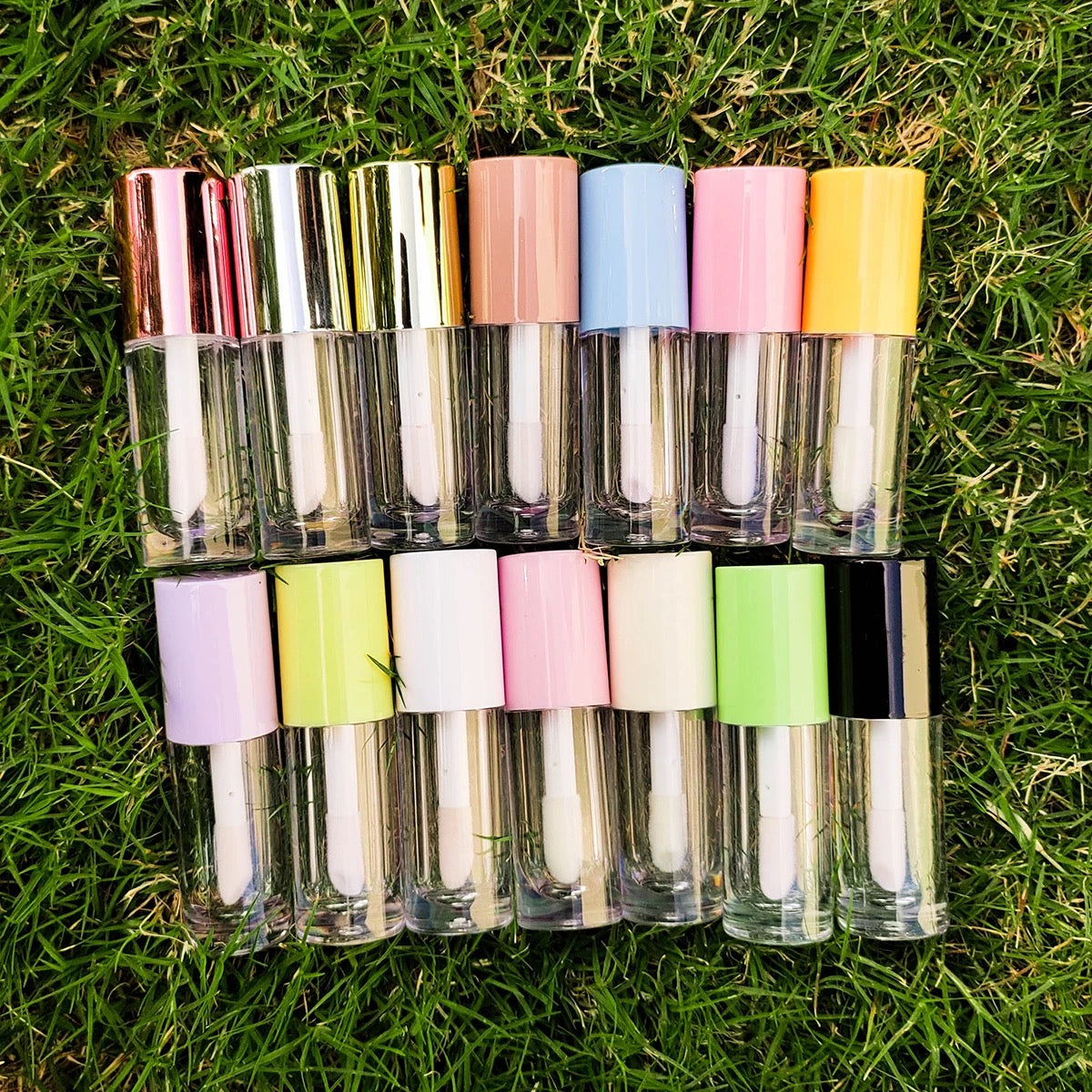 Customized 6ml Round Empty Lipgloss Tubes