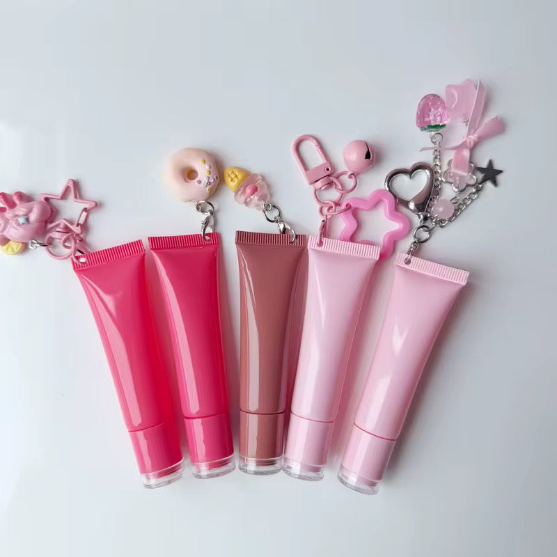 10ml Empty Squeeze Tubes with Donut Applicator & Charms