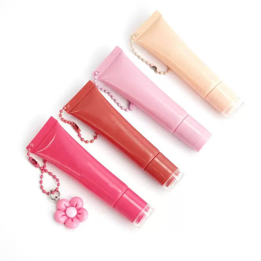 Customized Empty 10ml Squeeze Tubes w/ Flower Charm