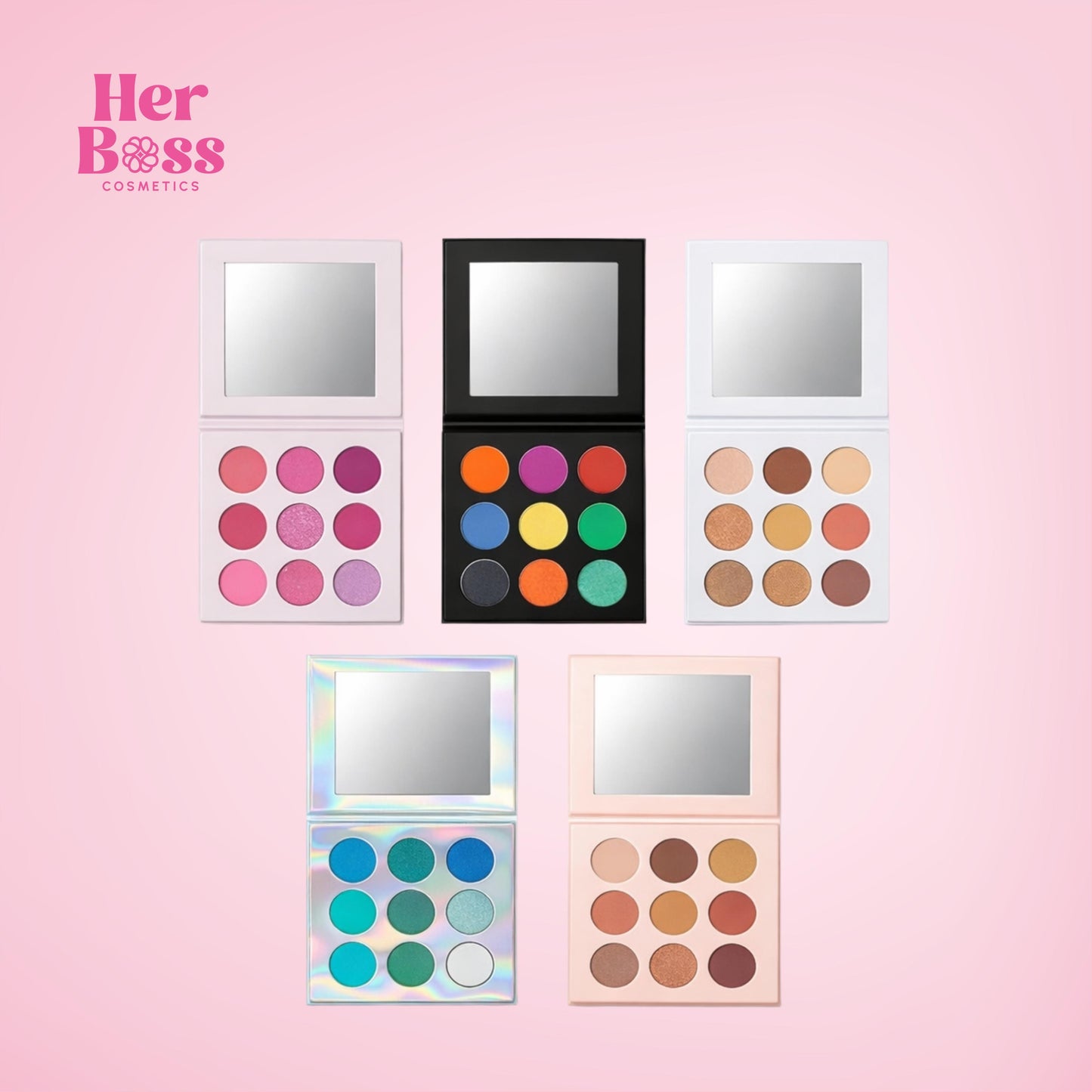 Customized 9-Pan Powder Eyeshadow Palettes