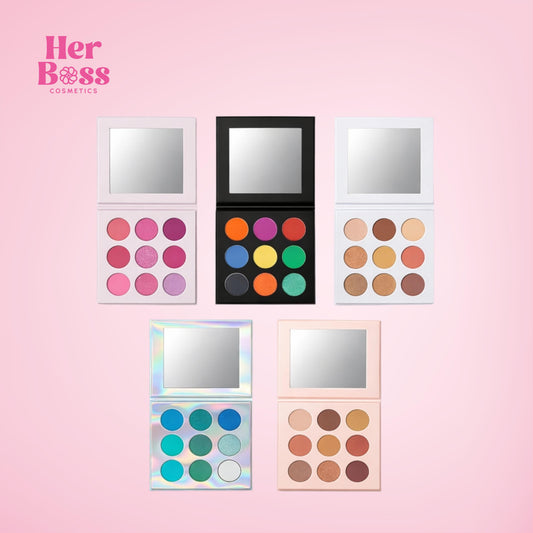 Customized 9-Pan Powder Eyeshadow Palettes