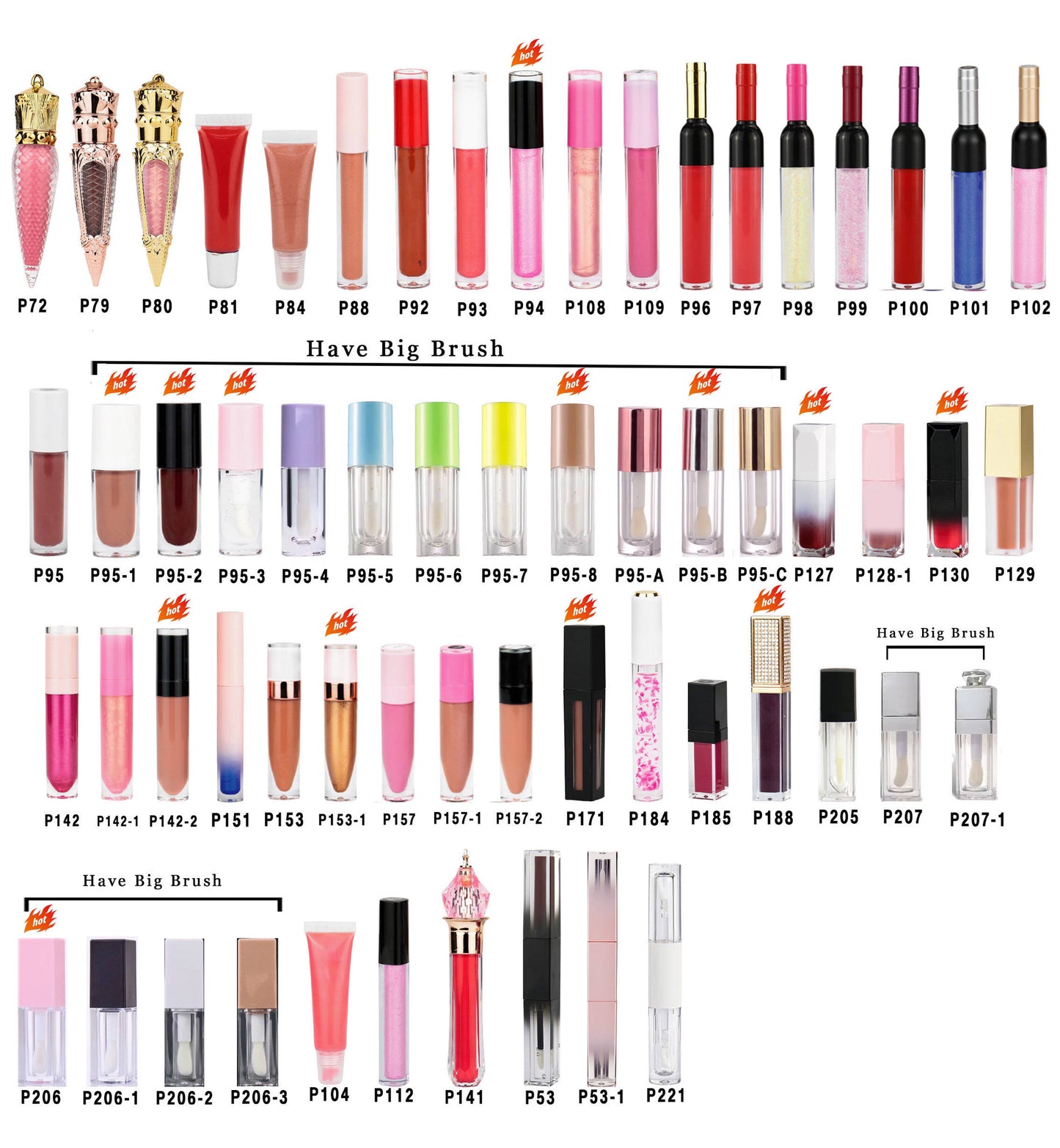 Private Label Filled Customized Moisturizing Lipglosses (Private Label)