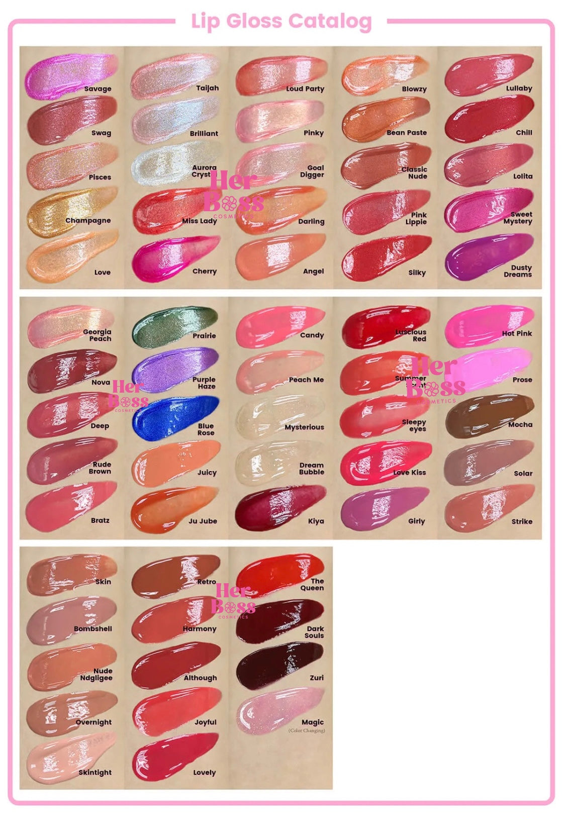 2 - Free RANDOM Full Size Lip Glosses (Vegan)