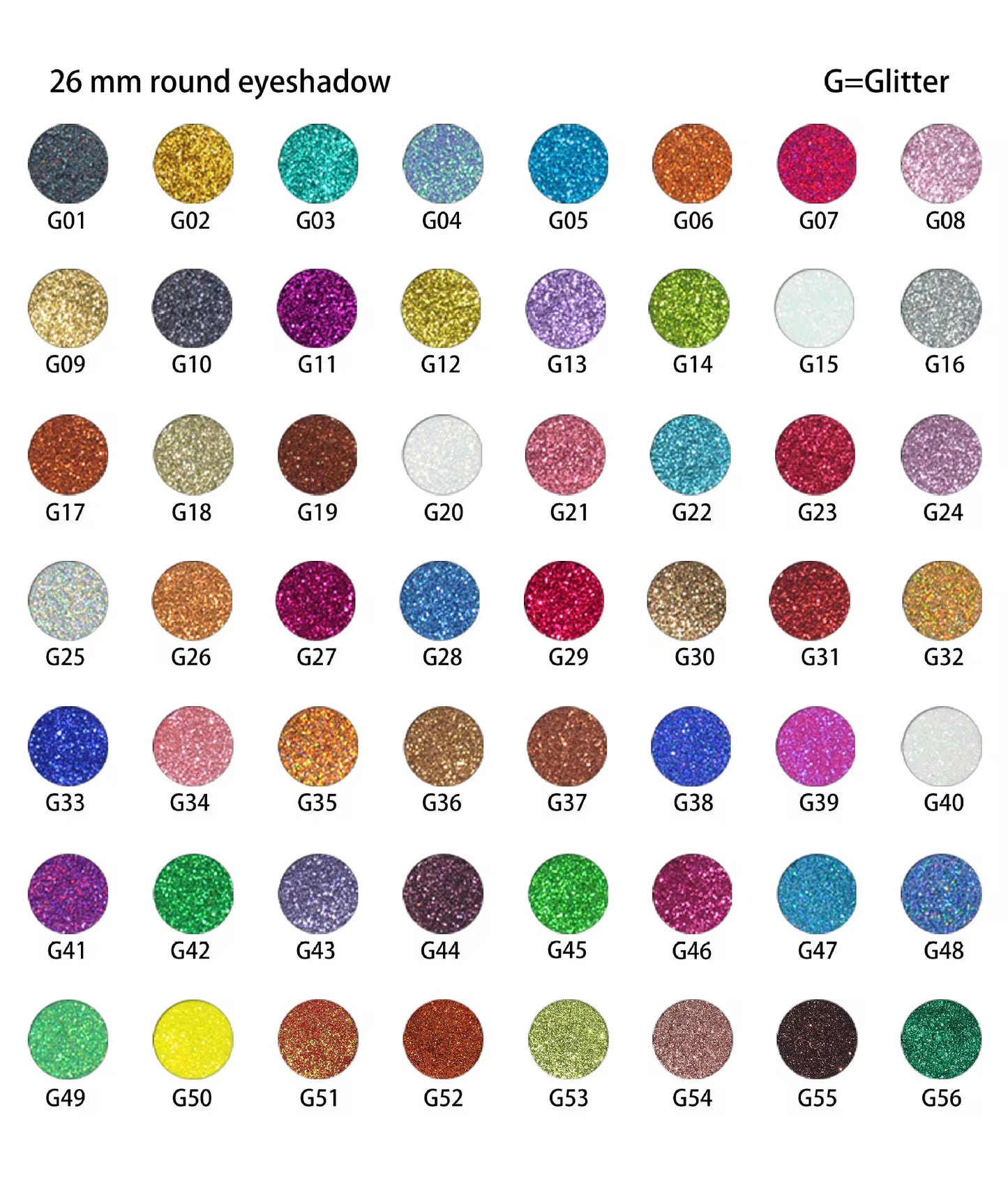 Customized 9-Pan Powder Eyeshadow Palettes