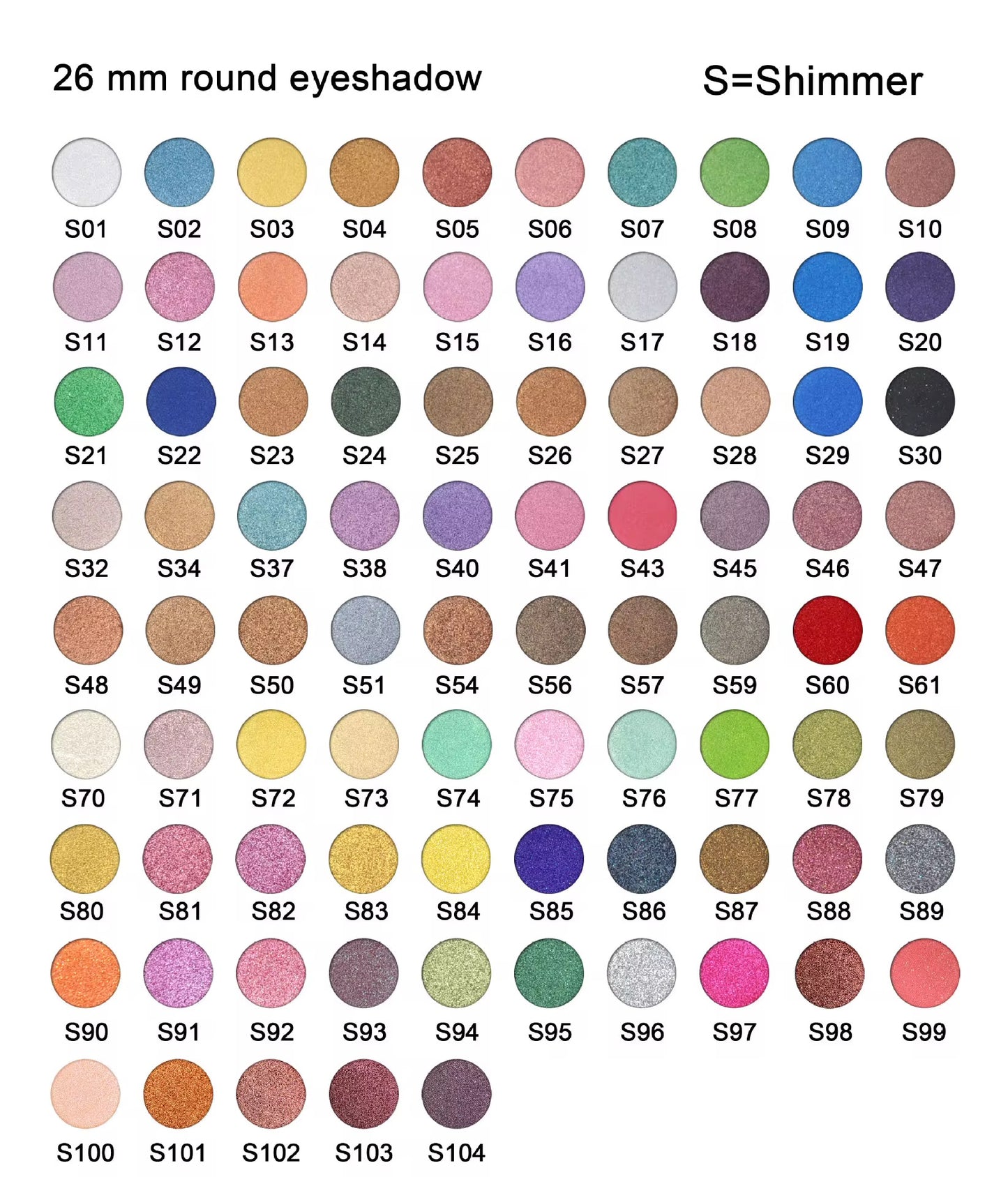 Customized 9-Pan Powder Eyeshadow Palettes