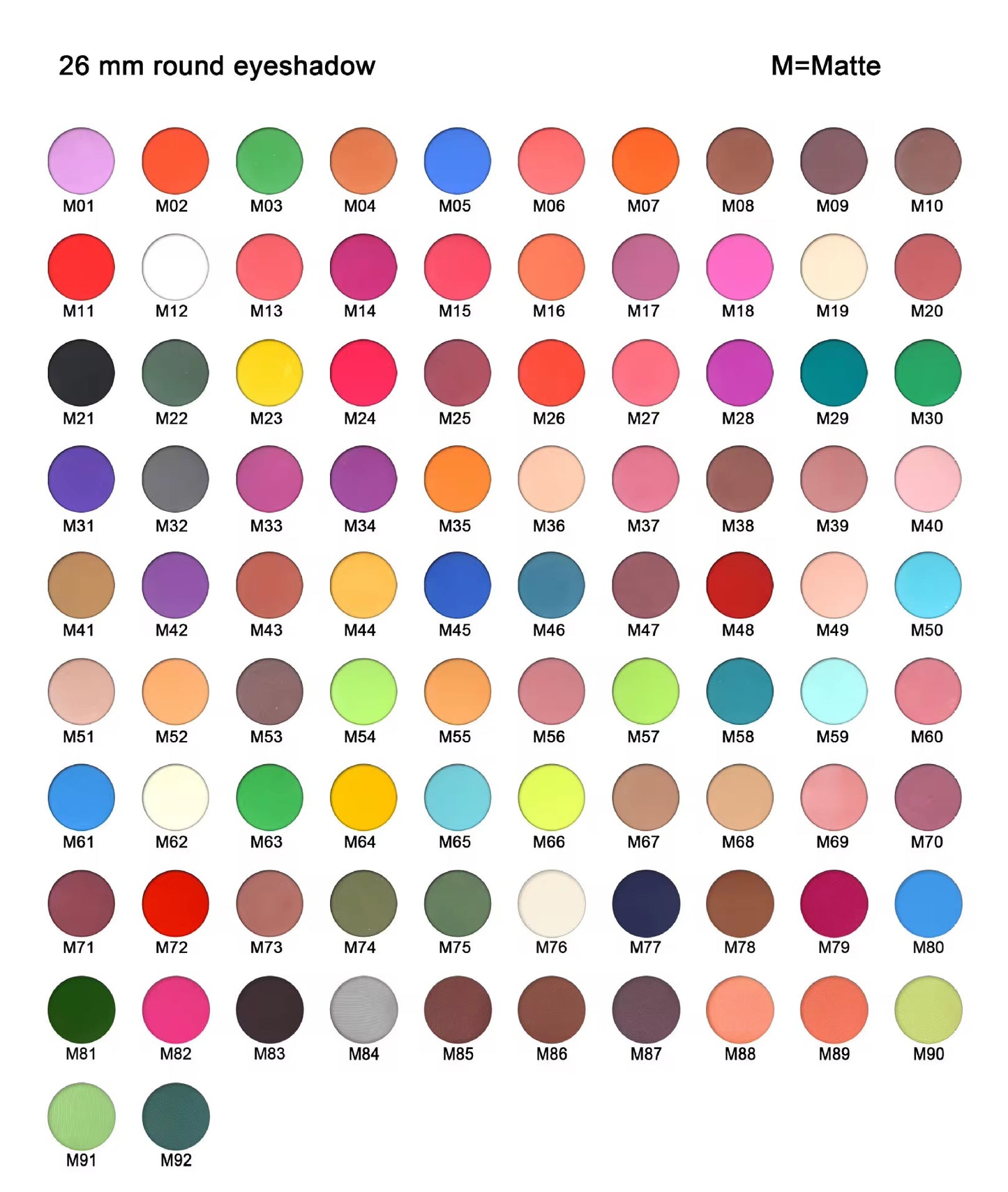 Customized 9-Pan Powder Eyeshadow Palettes