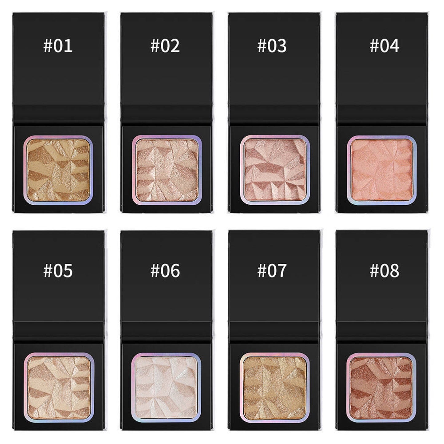 Pressed Face Highlighter Palettes
