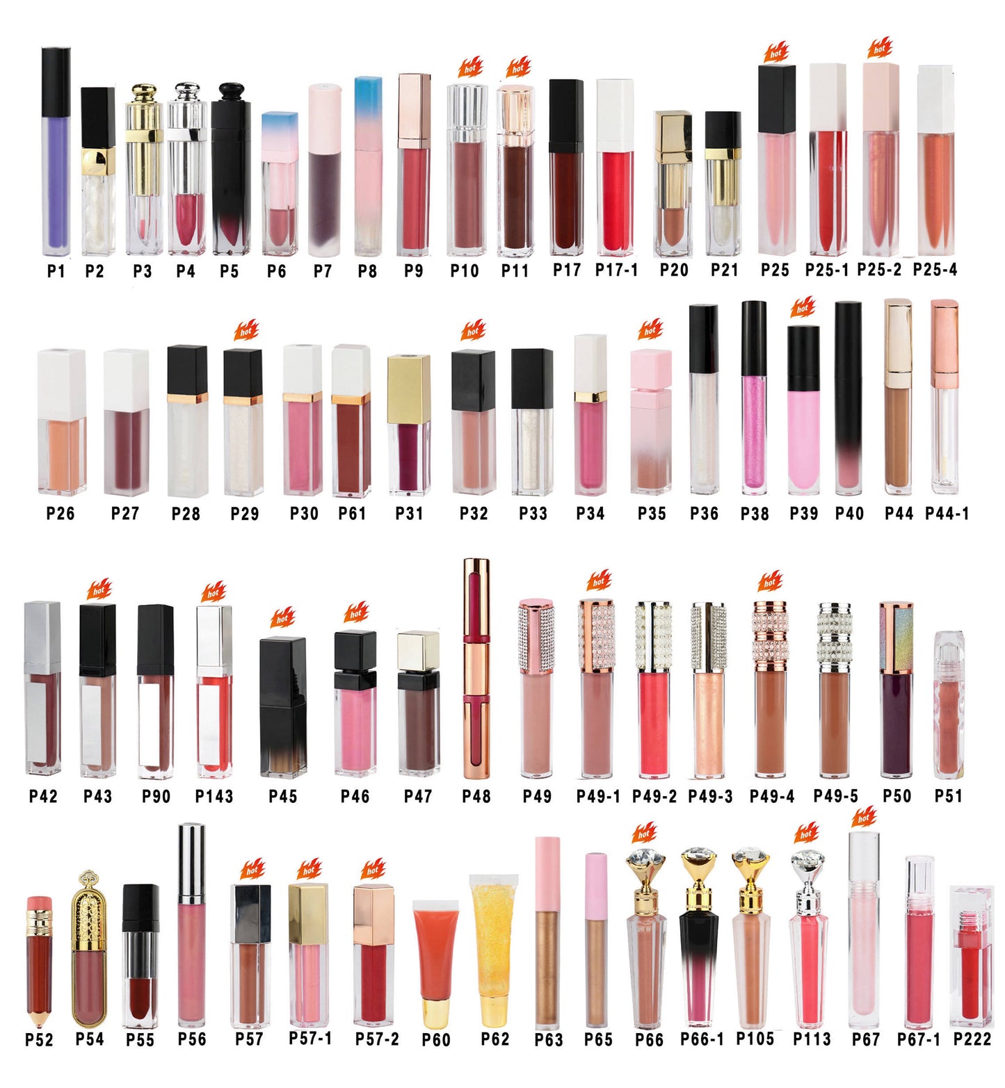 Private Label Filled Customized Lipstick Tubes