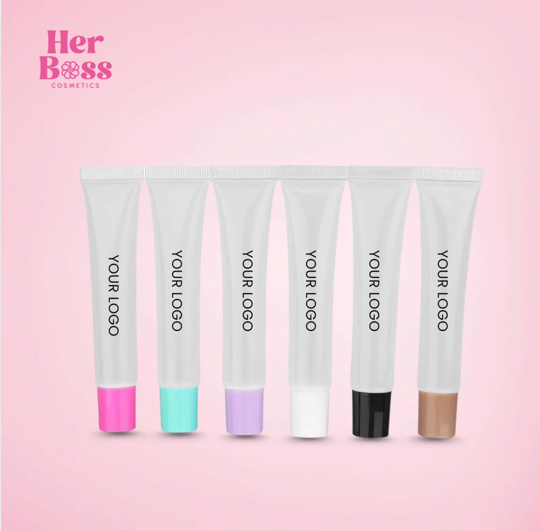 Customized Empty 15ml Transparent Squeeze Tubes