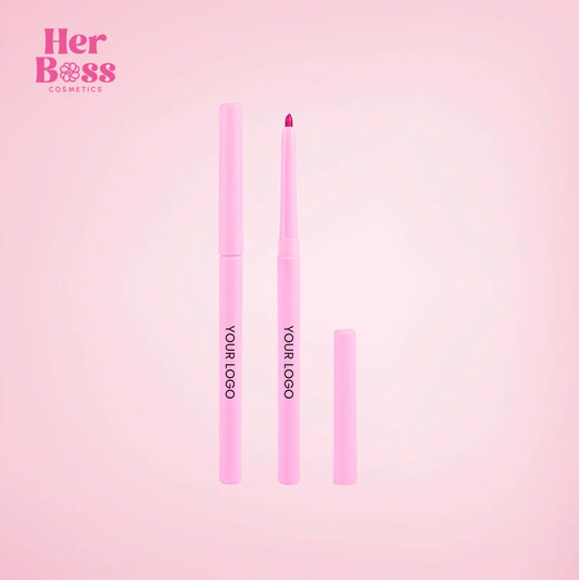 Private Label Waterproof Pink Twist Lip Liners