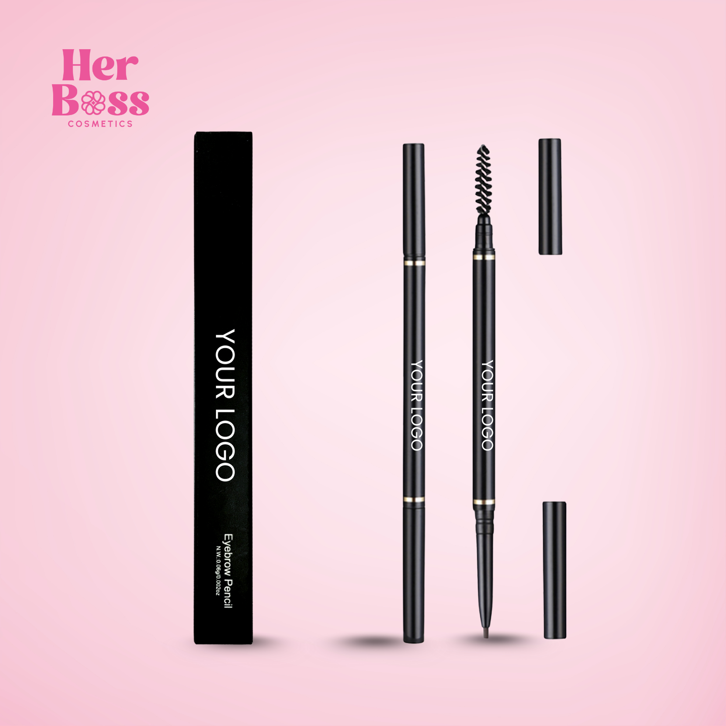 Customized Two-Sided Eyebrow Pencil