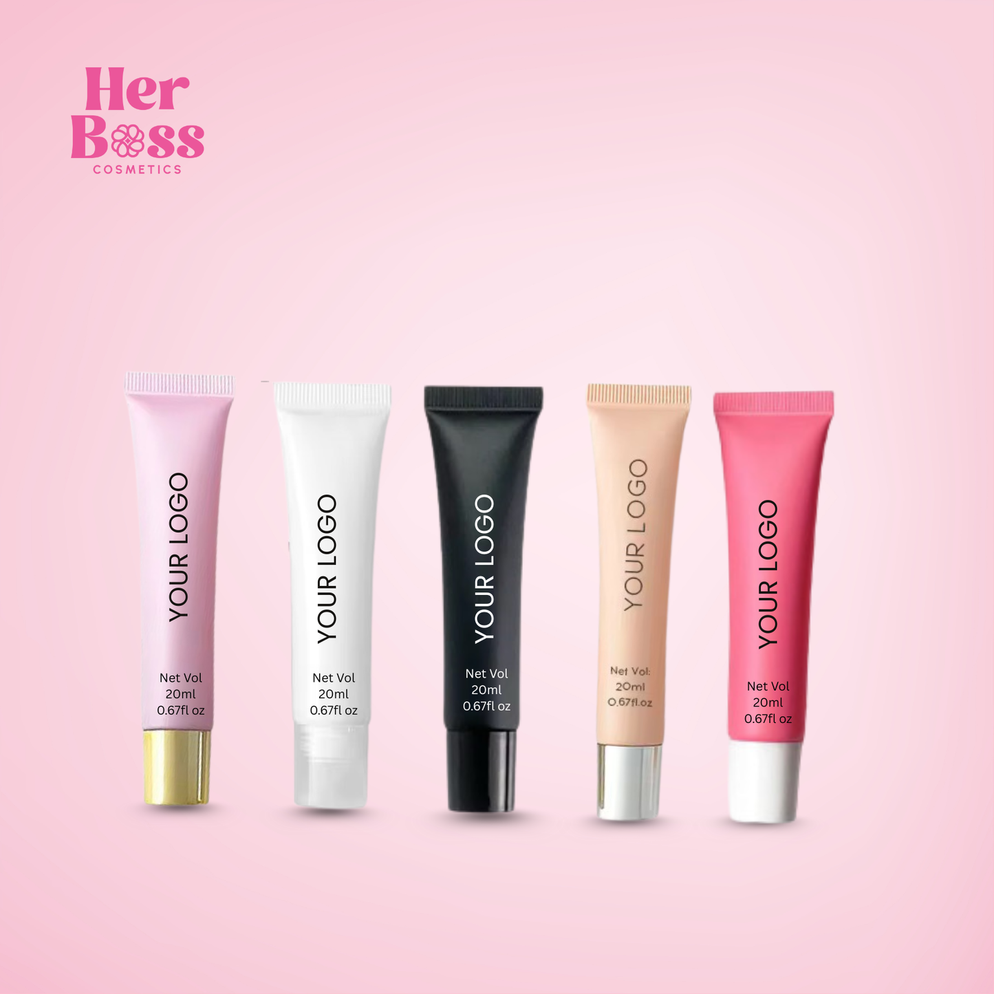 Customized Solid Color 15ml Squeeze Tubes