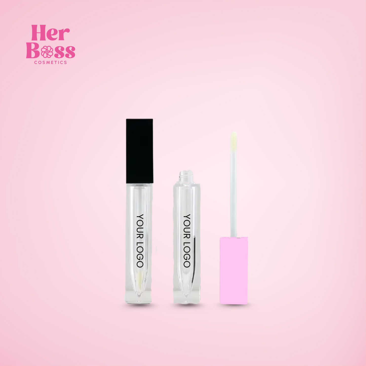 Customized 7ml Empty Square Lipgloss Tubes